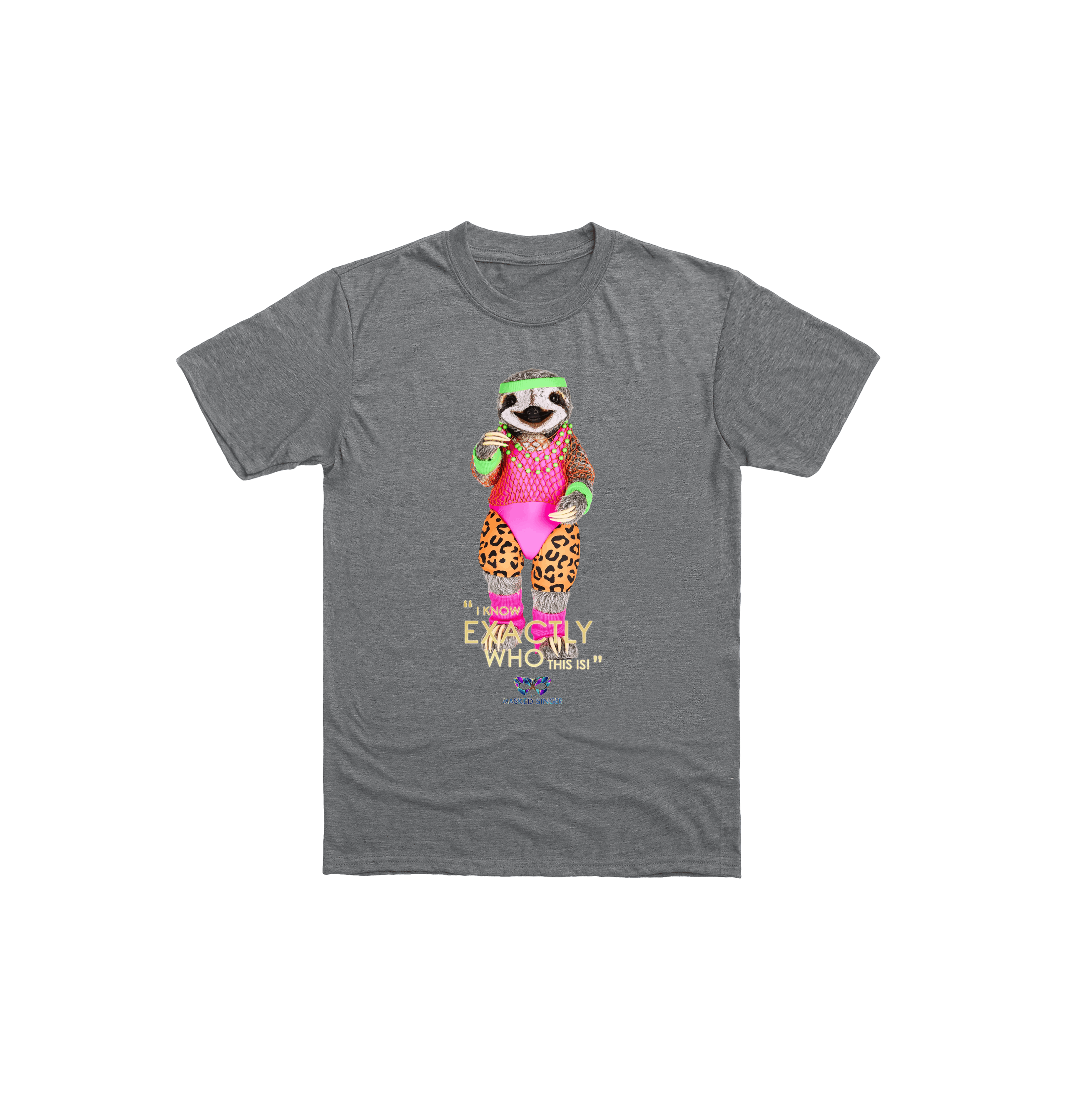 Graphite Heather Printed Kids T-Shirt Front